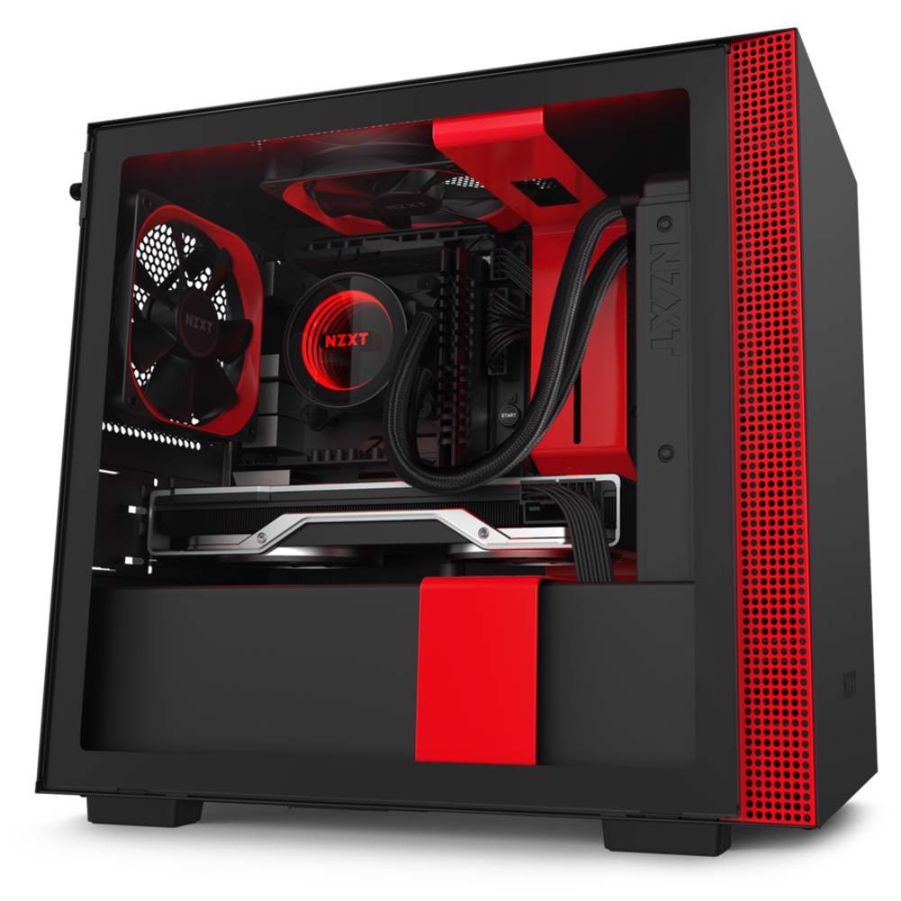Mini ITX Gaming Kasa Kırmızı
