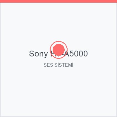 Sony HT-A5000 3.1ch Soundbar